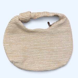 Elegant Tan Woven Bag